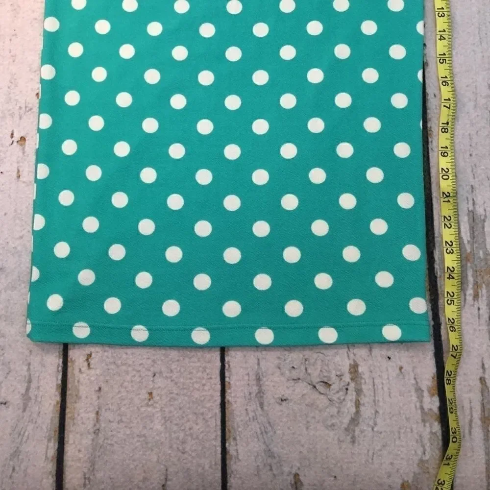 NEW Mint polka-dot pencil skirt - Picture 4 of 8